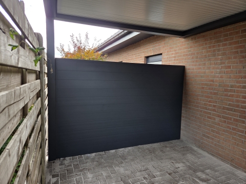 Aluminium scheidingswand
